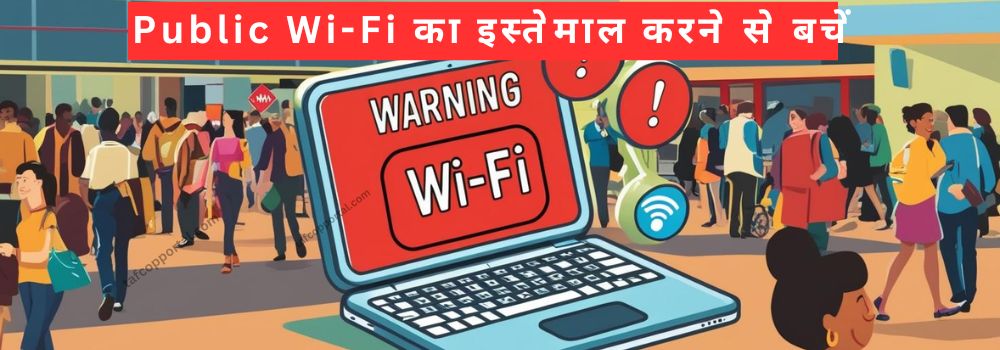Public Wi-Fi का इस्तेमाल करने से बचें